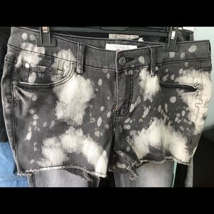 CLASSIC SKINNY VINTAGE STRETCH BLACK INK SPLAT